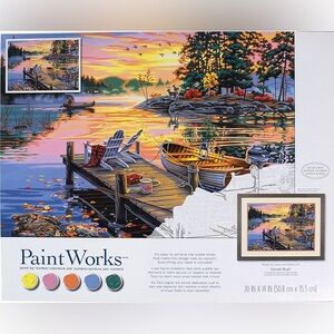Paintworks Morning Paradise Nature Paint by Number Kit